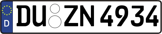 DU-ZN4934