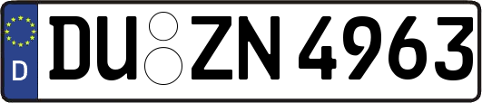 DU-ZN4963