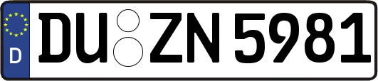 DU-ZN5981