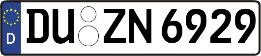 DU-ZN6929