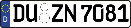 DU-ZN7081