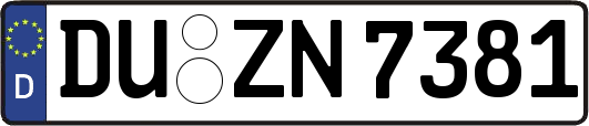 DU-ZN7381