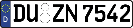DU-ZN7542