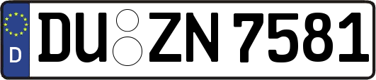 DU-ZN7581
