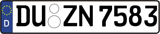 DU-ZN7583