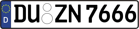 DU-ZN7666