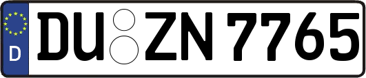 DU-ZN7765