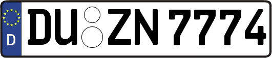 DU-ZN7774