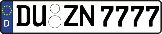 DU-ZN7777