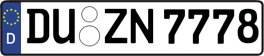 DU-ZN7778