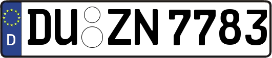 DU-ZN7783