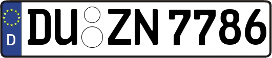 DU-ZN7786