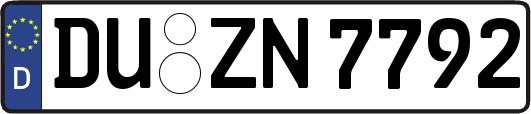 DU-ZN7792