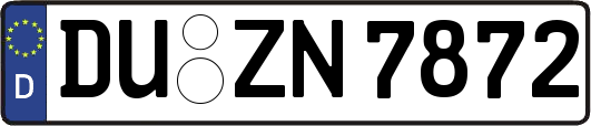 DU-ZN7872