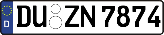 DU-ZN7874