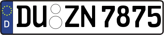 DU-ZN7875