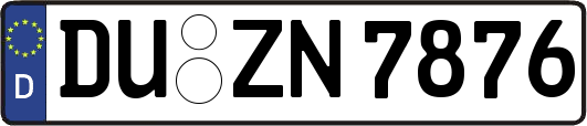 DU-ZN7876