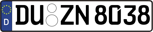 DU-ZN8038