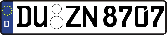 DU-ZN8707