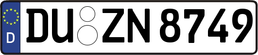 DU-ZN8749