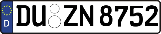 DU-ZN8752