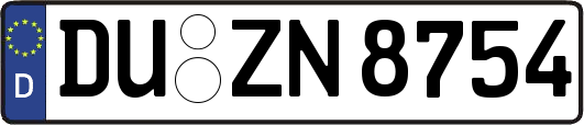 DU-ZN8754