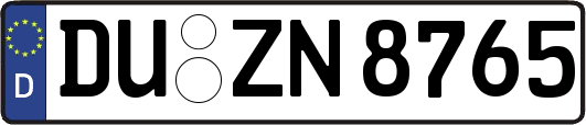 DU-ZN8765