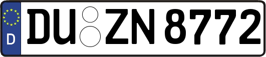 DU-ZN8772