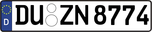 DU-ZN8774