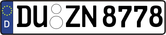 DU-ZN8778