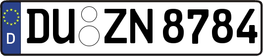 DU-ZN8784