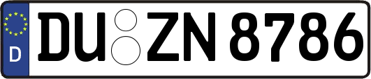 DU-ZN8786