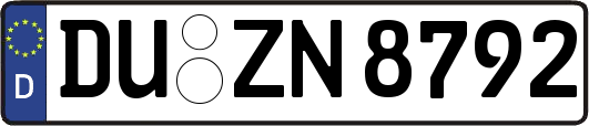 DU-ZN8792