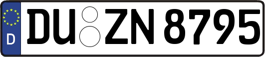 DU-ZN8795