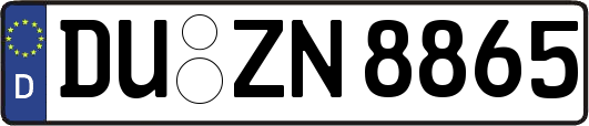 DU-ZN8865