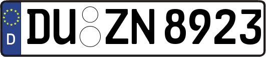 DU-ZN8923