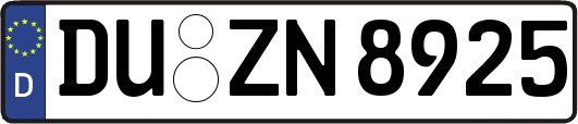 DU-ZN8925