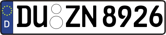 DU-ZN8926