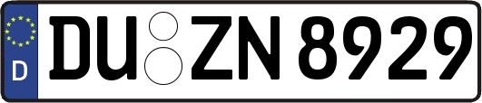 DU-ZN8929