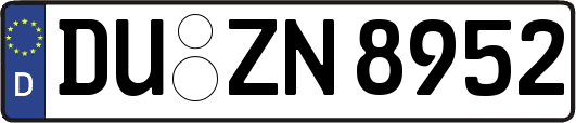 DU-ZN8952