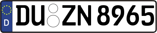 DU-ZN8965