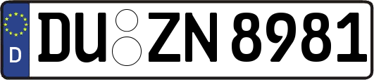 DU-ZN8981