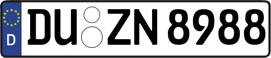 DU-ZN8988