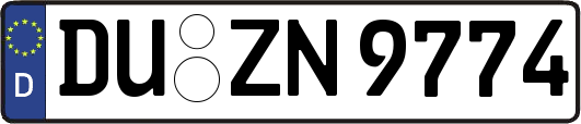 DU-ZN9774