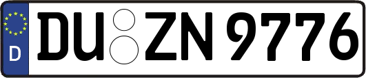DU-ZN9776