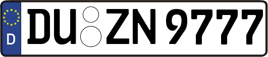 DU-ZN9777