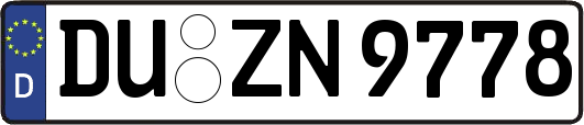 DU-ZN9778