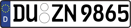 DU-ZN9865