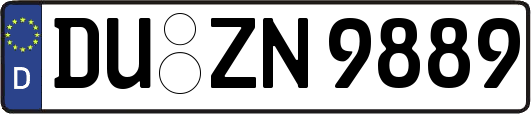 DU-ZN9889