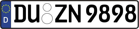 DU-ZN9898